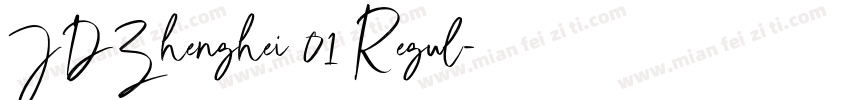 JDZhenghei 01 Regul字体转换